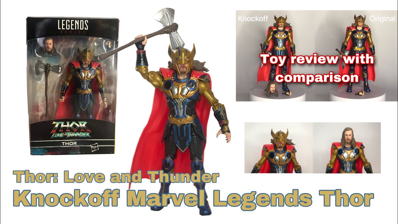 Action figure review - Knockoff Hasbro Marvel Legends Thor - Korg Wave - Thor: Love and Thunder