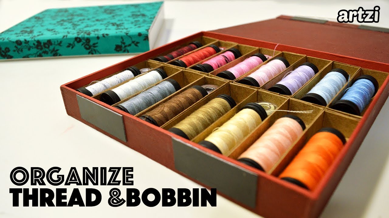 Thread and Bobbin Storage Idea DIY