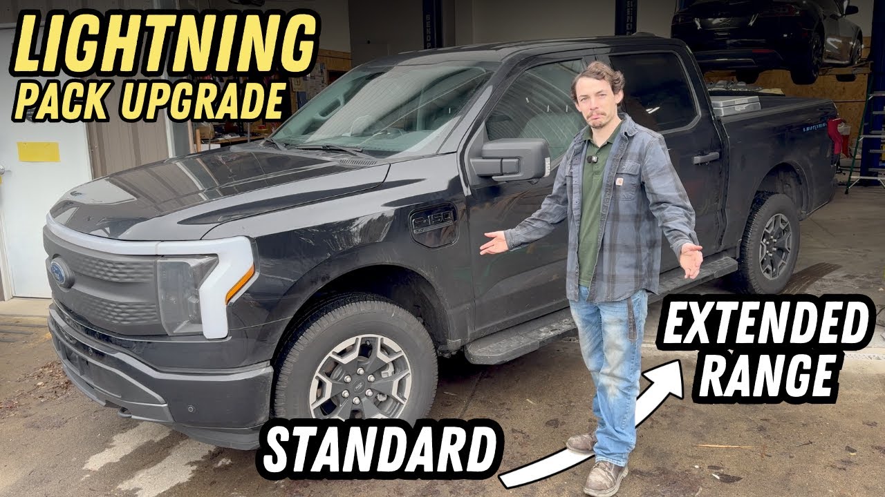 Upgrading F-150 Lightning Battery Pack! Dead Standard Range Swapped w/ Extended Range