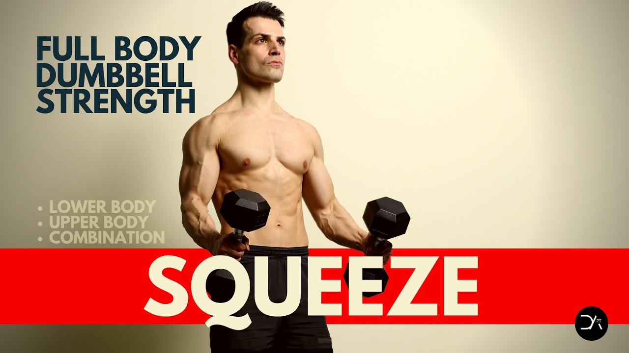 35 min Full Body Dumbbell Strength Workout | Lower Body, Upper Body, Combo | No Repeat