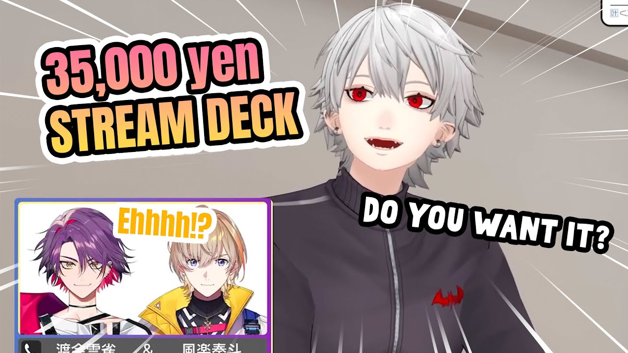 [Kuronan] Kuzuha got roped into buying gifts for his kouhai [Chronoir/Nijisanji]