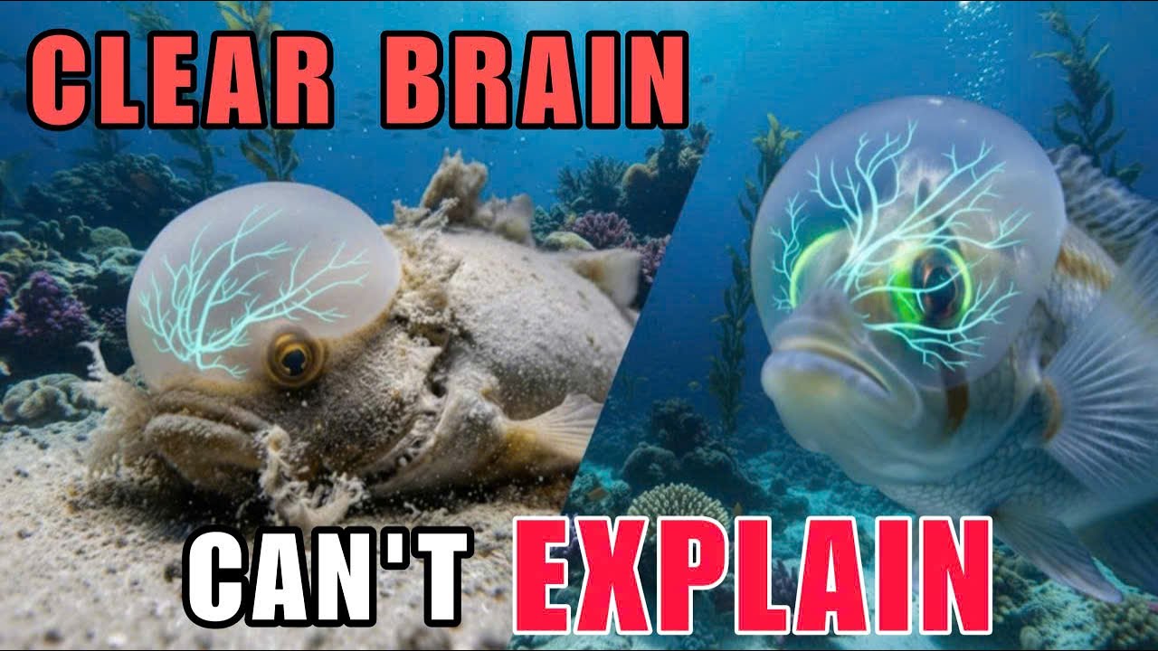 Why This Fish Evolved a Transparent Brain… and What It Sees in the Dark