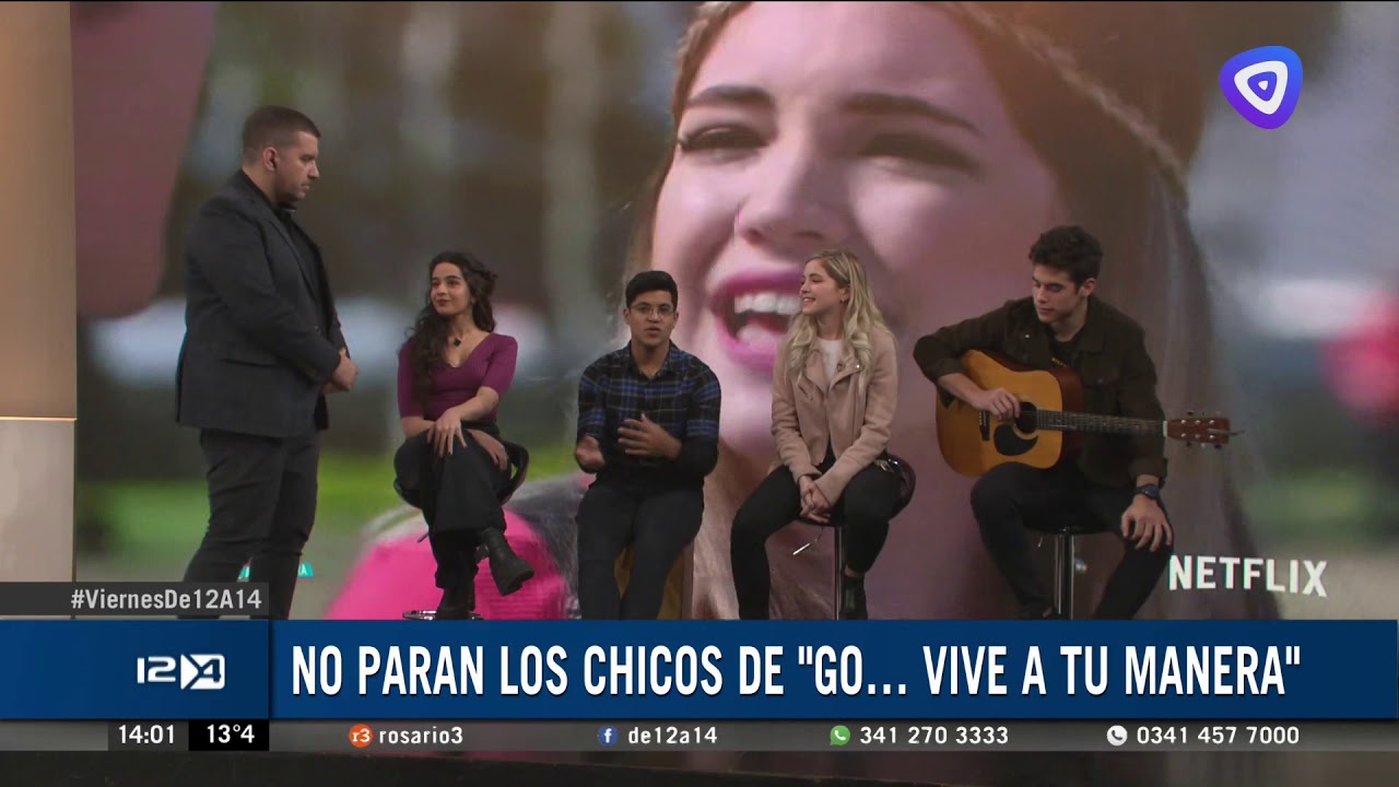 El elenco de Go    Vive a tu manera pasó por El Tres
