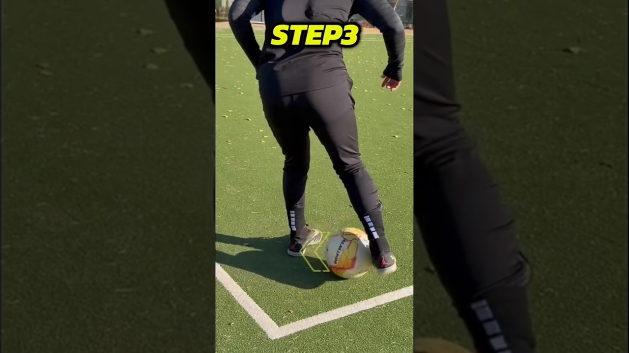 short⚽😡football trap pana skill tutorial⚽😱💀#shortvideo #football #footballskill #viralvideo #skills