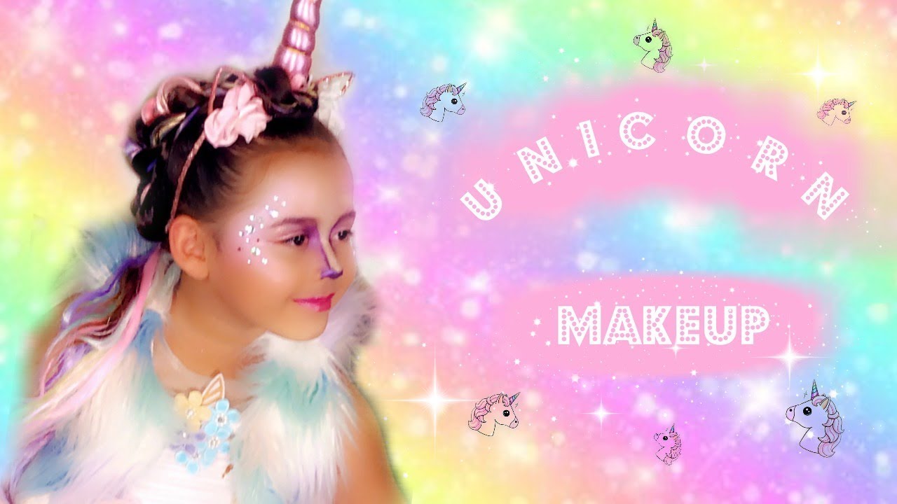 UNICORN MAKEUP TUTORIAL | HALLOWEEN MAKEUP FOR KIDS