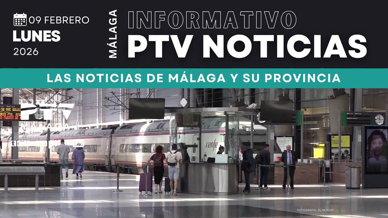 📺 PTV NOTICIAS MÁLAGA HD | Descombocada la huelga de maquinistas | 09 feb