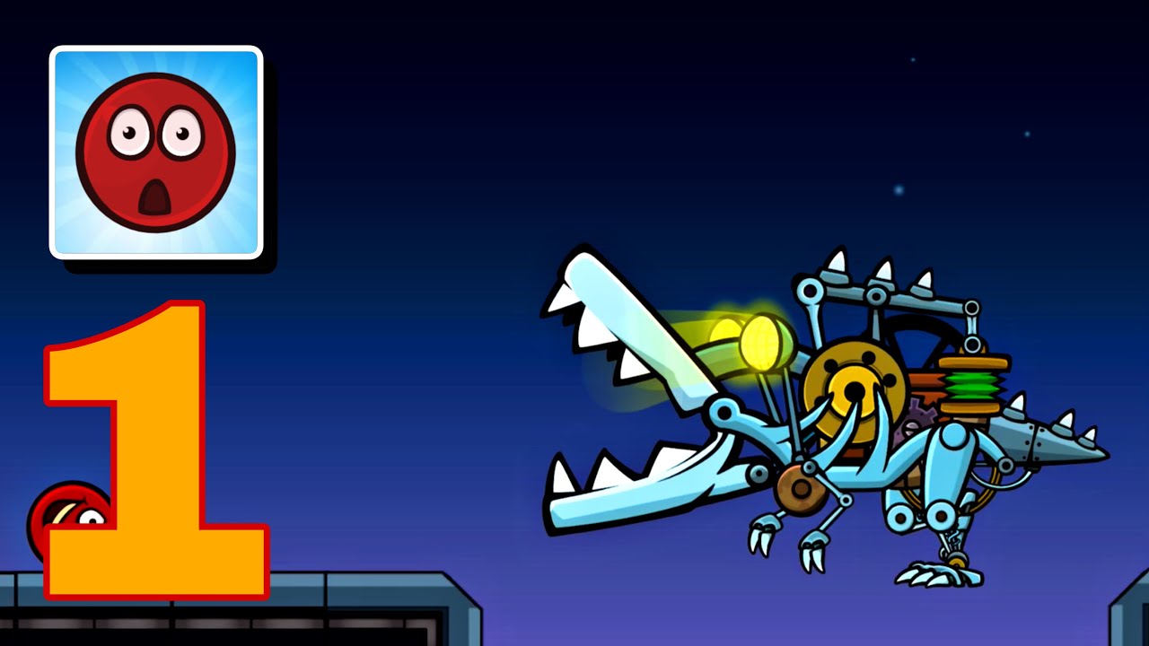 Red Ball The Dark City Gameplay Walkthrough Part 1 ( iOS, Android)