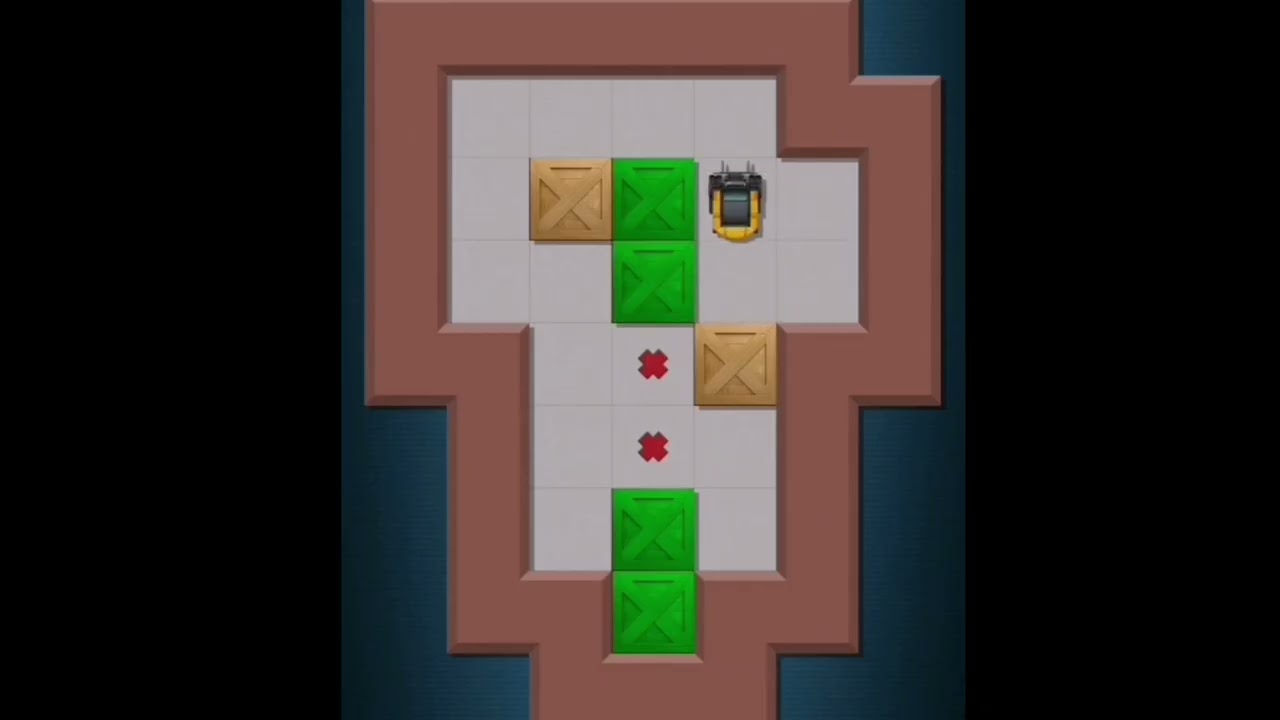 Sokoban MicroCosmos #12 &ndash; Level 12 gel&ouml;st! | Kompakt und knifflig