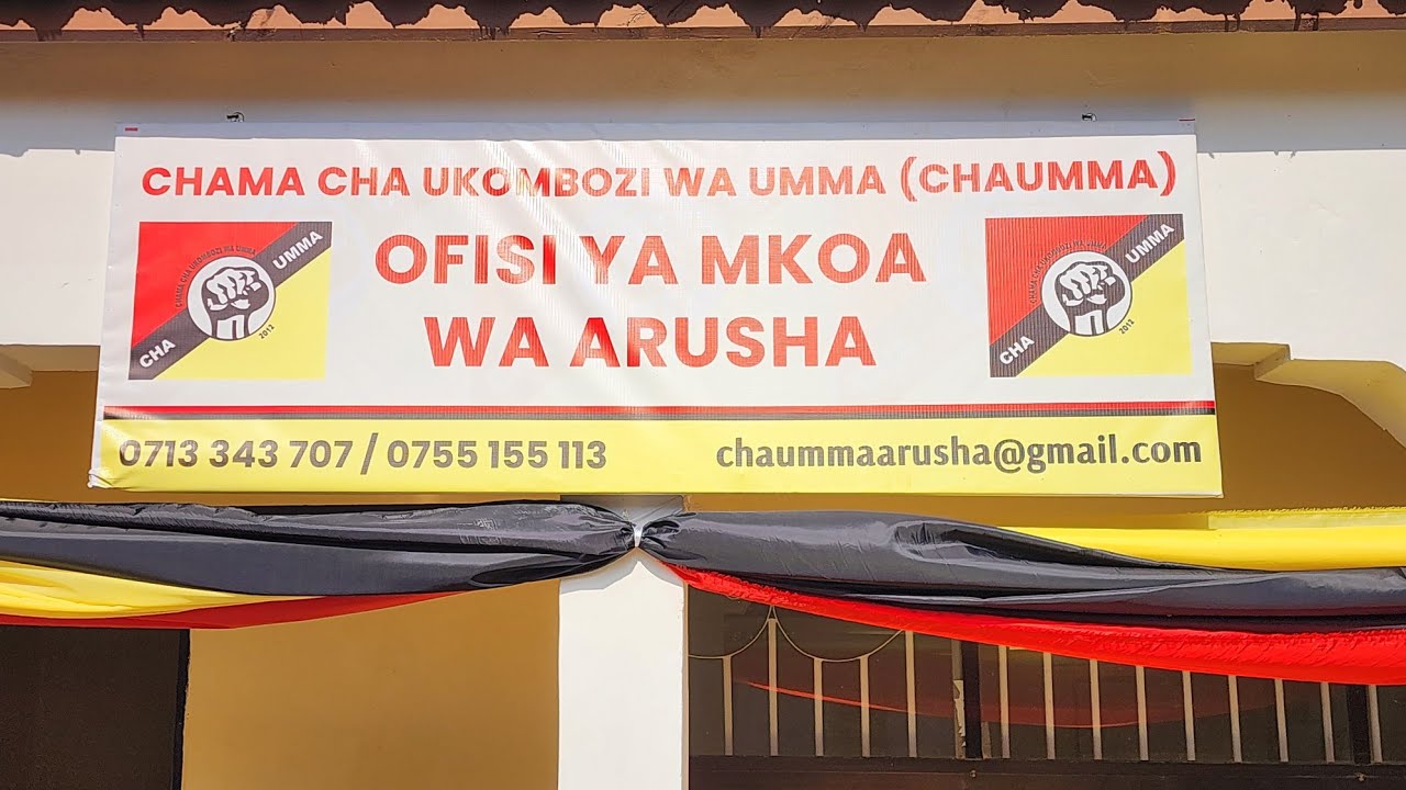 CHAUMA ARUSHA WAFANYA BALAA ZITO WAONDOKA NA WANACHAMA WA CHADEMA WAFUNGUA OFISI MPYA