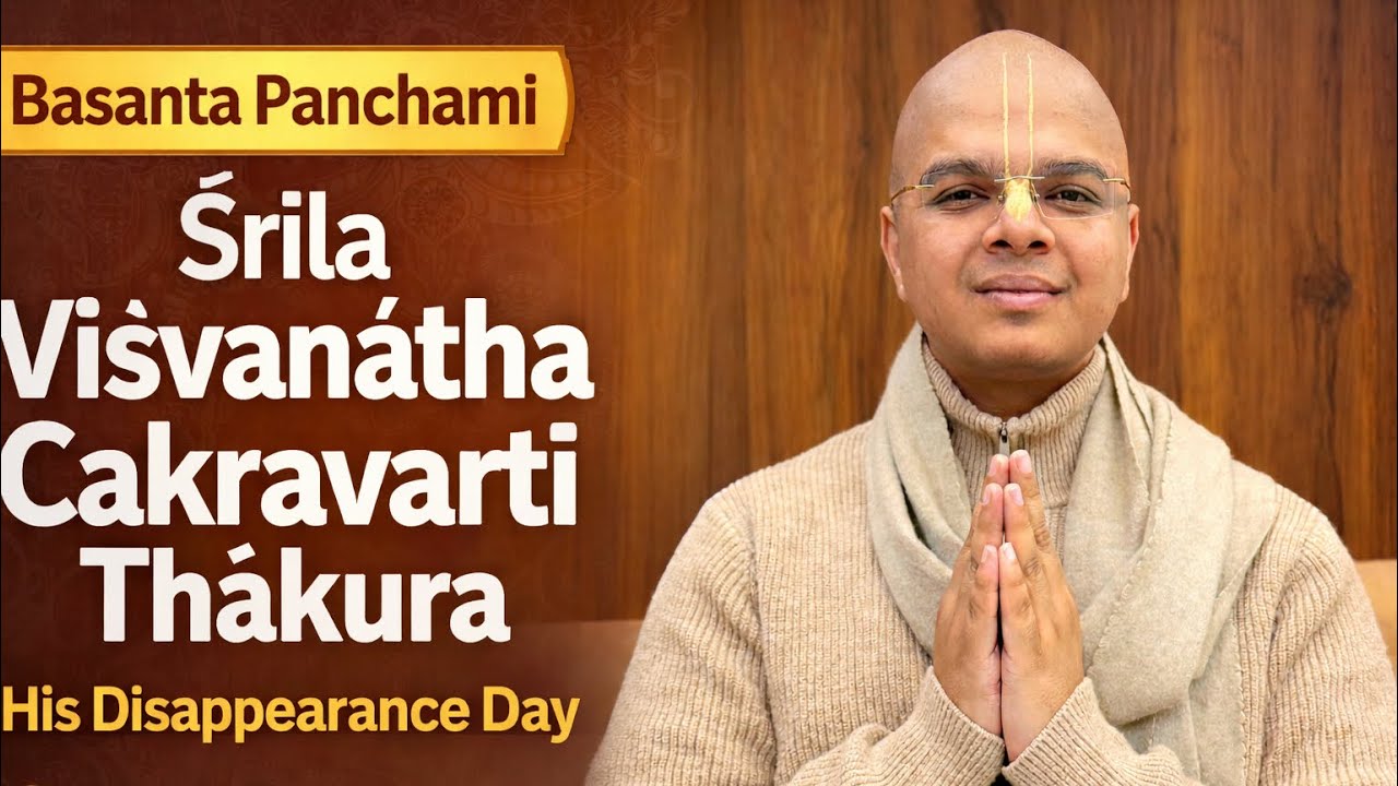 Basant Panchami - Srila Vishvanath Chakravarti Thakur Disp. Day Class | 23 January 2026