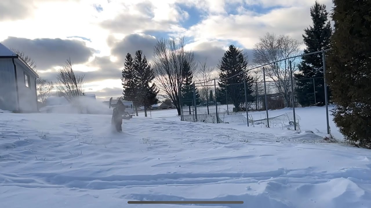 Rc snowmobile first deep snow skeeride 2 mod