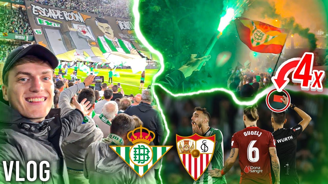 CAOS TOTAL En El Gran Derbi *Acceso VIP* l Real Betis vs Sevilla FC 1-1 l La Liga Santander