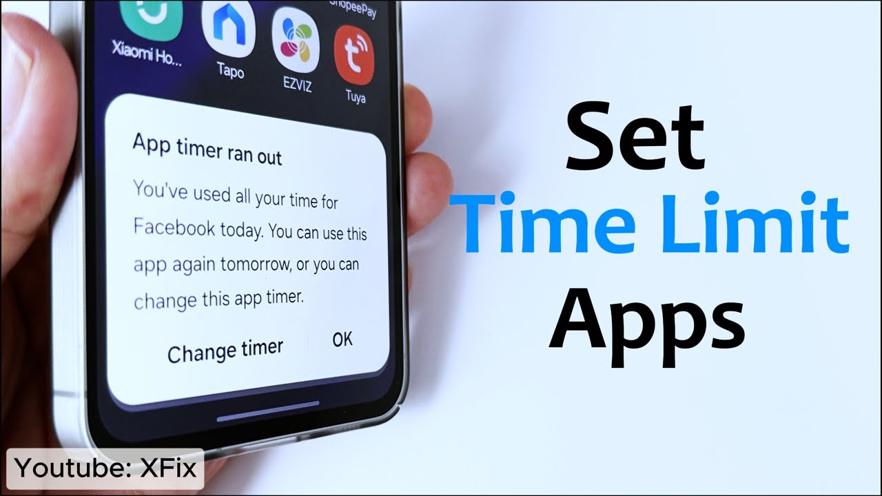 How to Set Time Limits Any Apps on Android