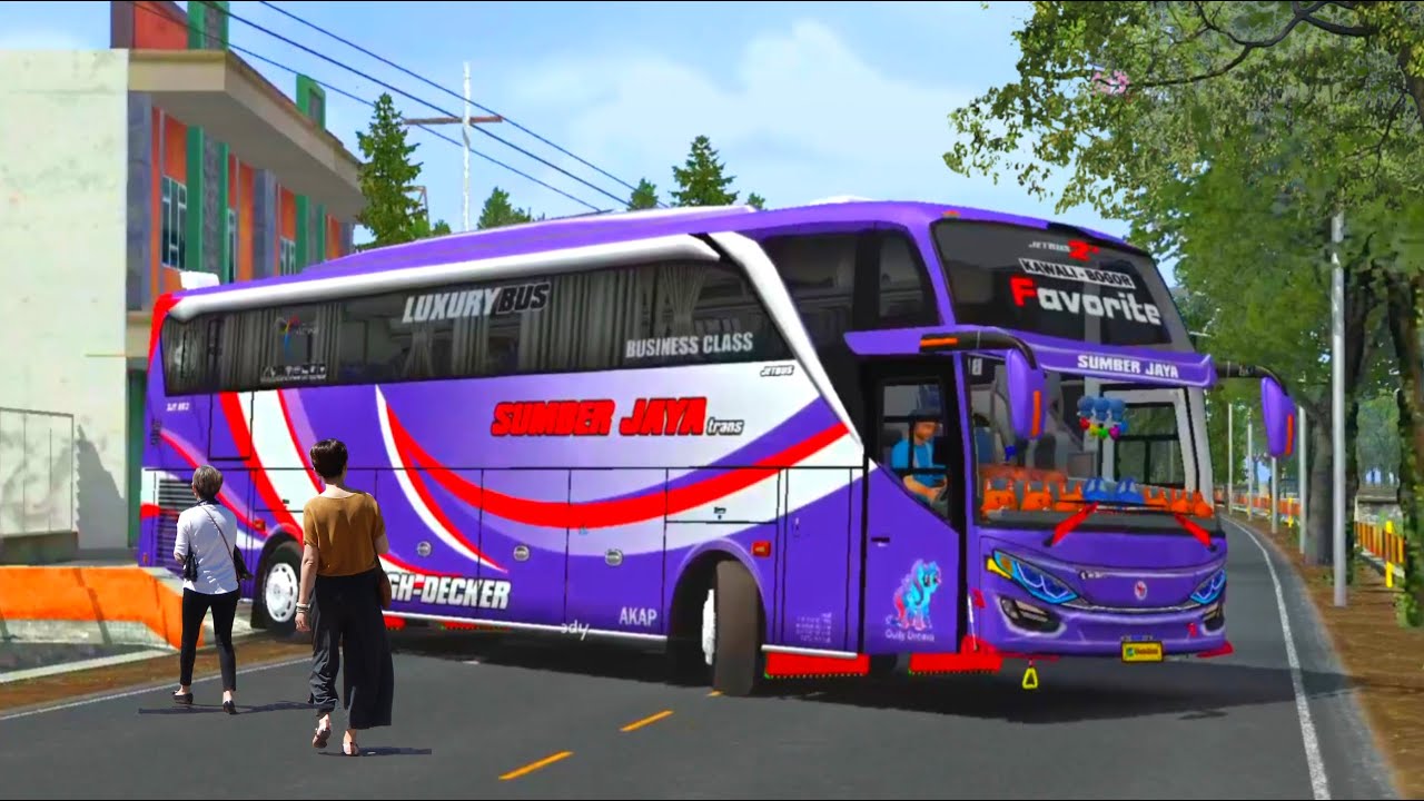 Berasa Hunting Bus Beneran😂 | BUSSID V4.3.4