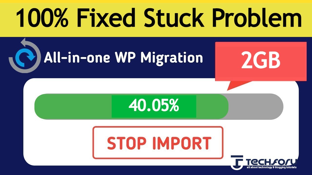 All In One WP Migration Import Not Working | How To Fix A Stuck All in One WP Migration | Hindi