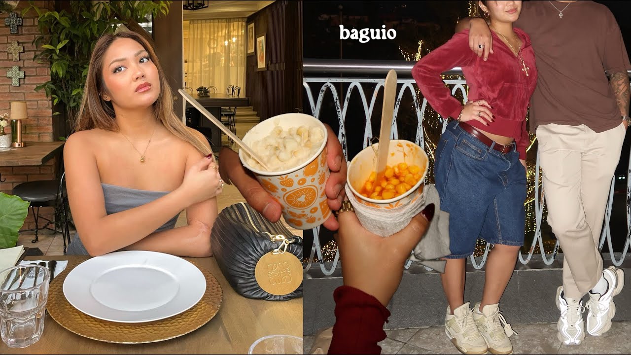 LIFE IN +63🇵🇭 days in baguio, anniversary date, night market foodtrip!