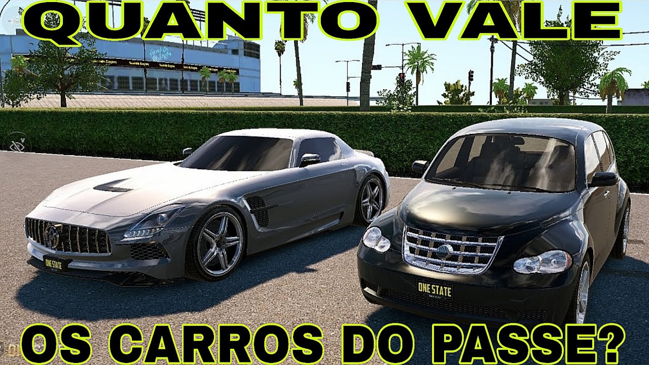 VEJA QUANDO VALE OS CARROS DO PASSE DO ONE STATE RP 🤔
