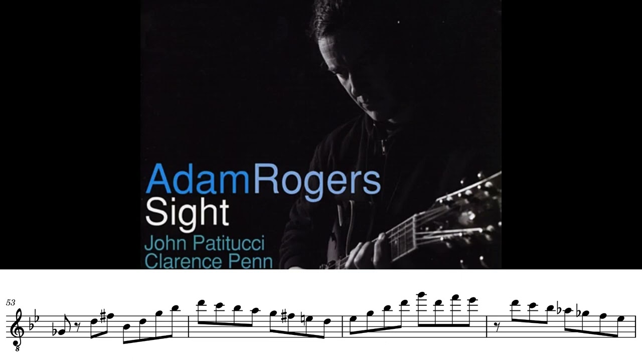 Dexterity - Adam Rogers (Solo Transcription)