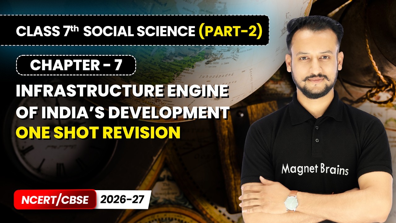 Infrastructure Engine of India&rsquo;s Development - One Shot Revision | Class 7 Social Science (Part 2)