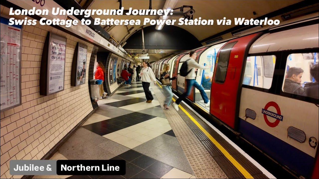 London Underground Journey: Swiss Cottage to Battersea Power Station via Waterloo 