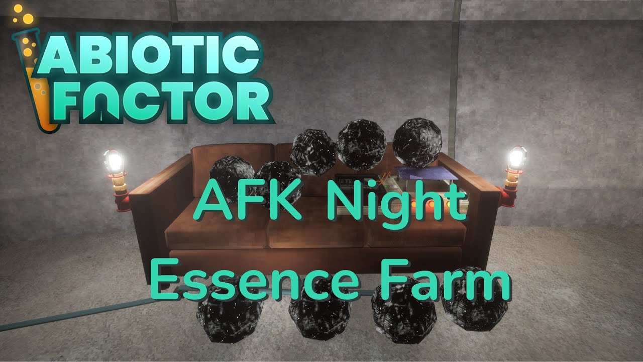 [Abiotic Factor] AFK Night Essence Farm | Tips and Tricks