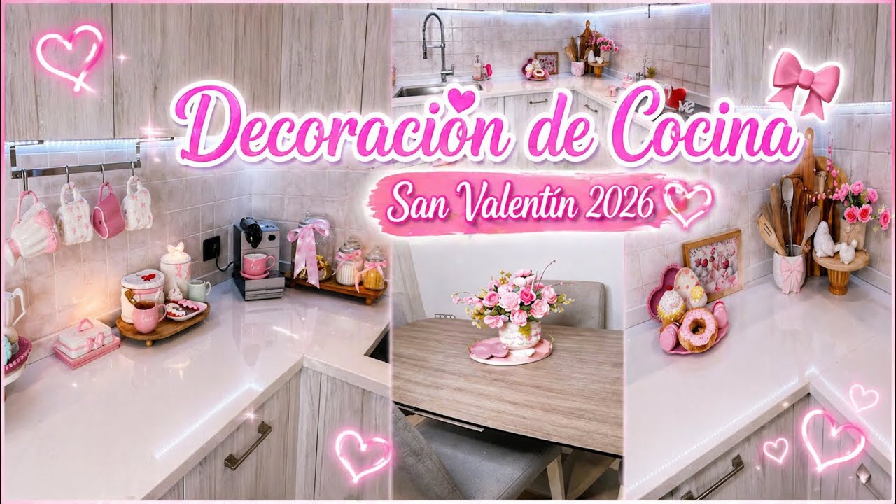 Nueva Decoracion de mi Cocina 🎀 San Valentin 2026