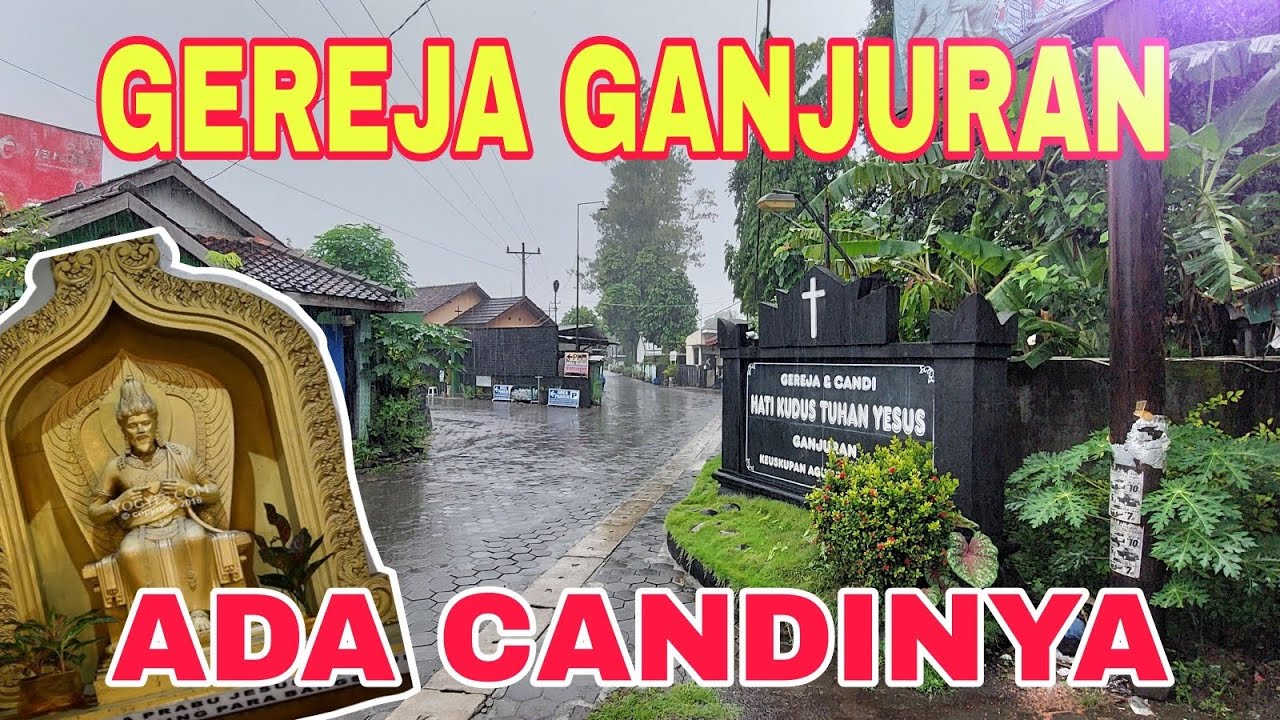 VIRAL DIHARI NATAL GEREJA GANJURAN Yang Ada Candinya Megah