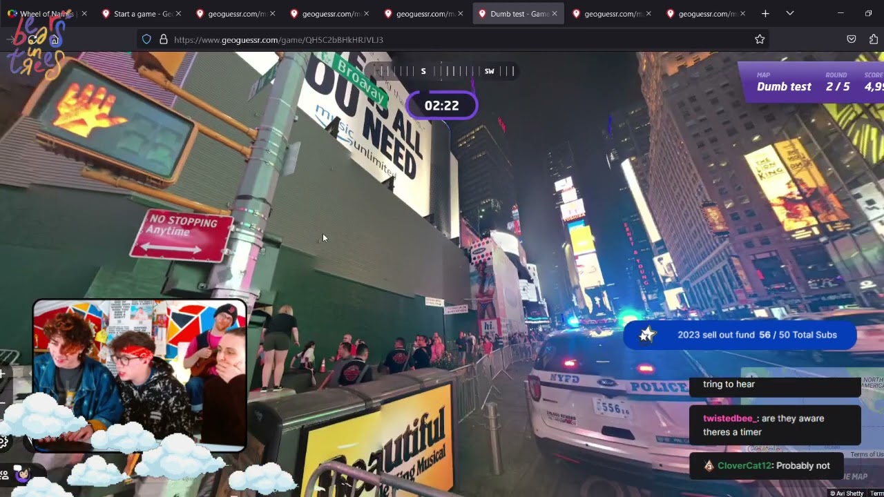 bears in trees play geoguessr - livestream