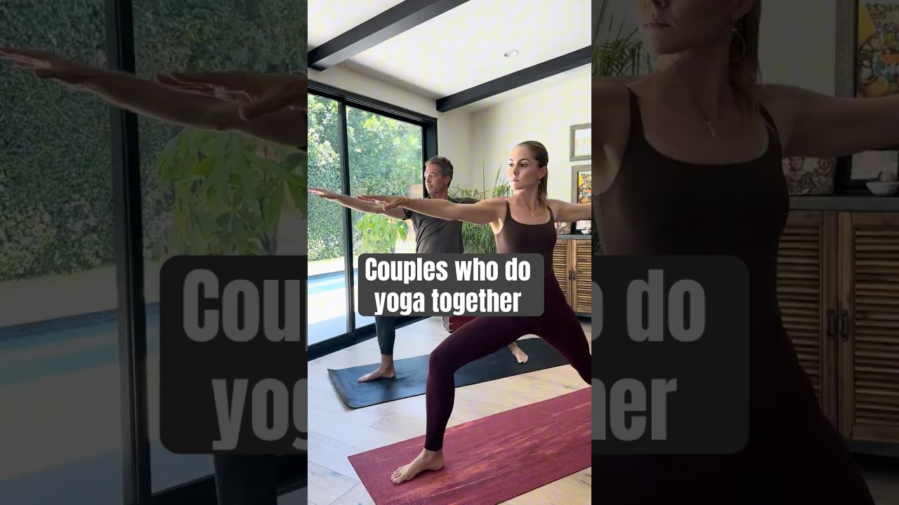 Couples who do yoga together #thrivetogether