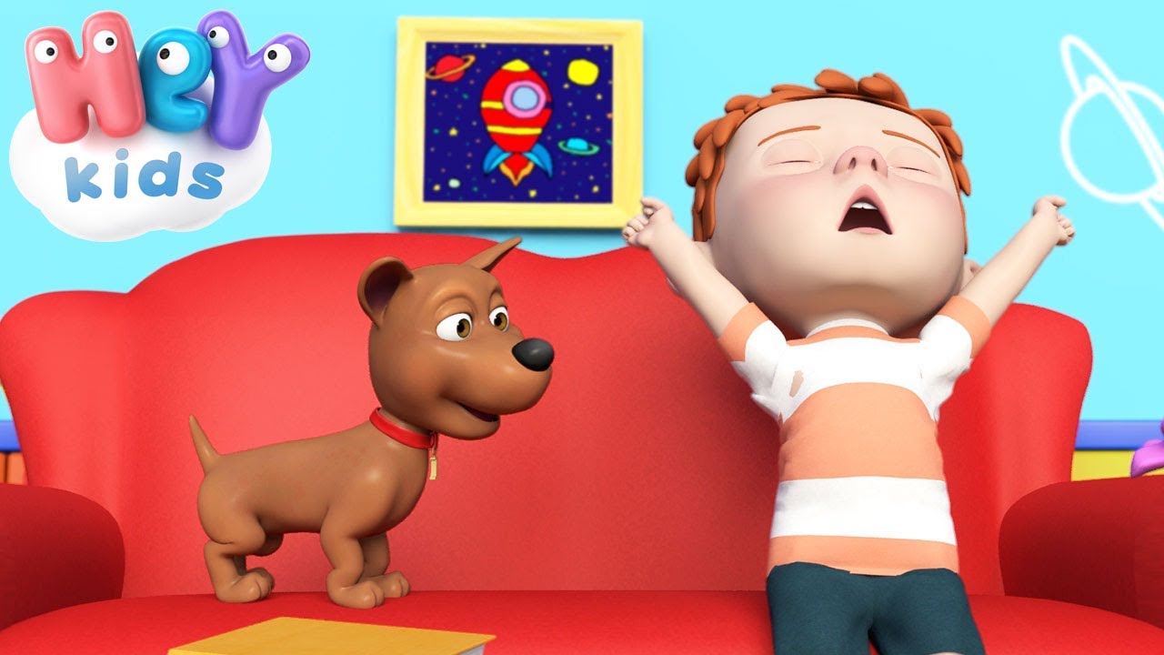 Tembel &Ccedil;ocuk Kalksana ⏰ T&uuml;rk&ccedil;e &Ccedil;ocuk Şarkıları - HeyKids