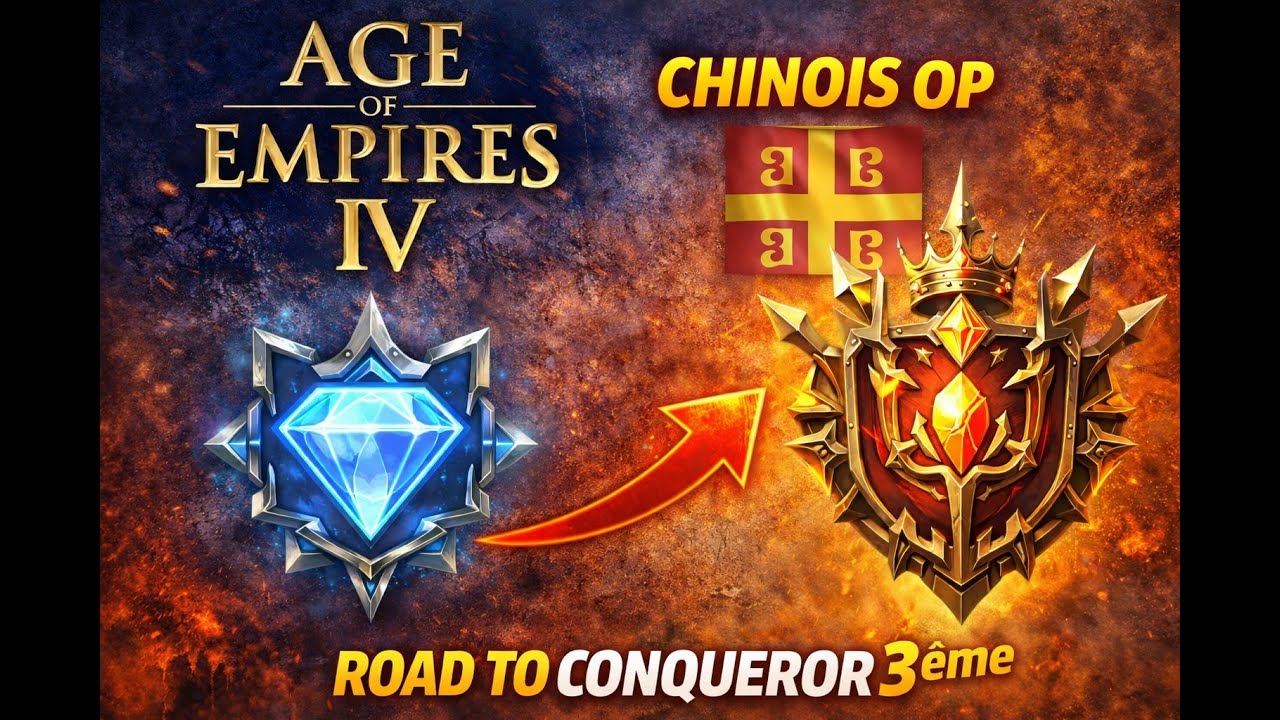 La quantité d'armée Chinoise est indécente ! AOE 4 Ranked diamant Road to Conquerors 3eme