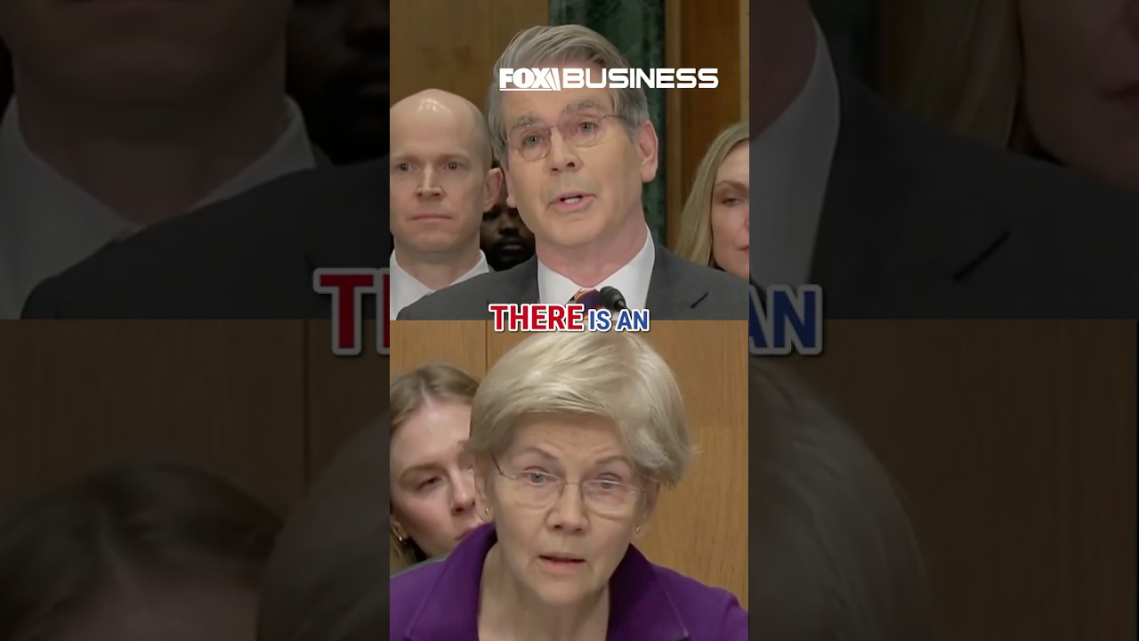 Bessent trolls Elizabeth Warren: 'My predictions have been bad' #shorts