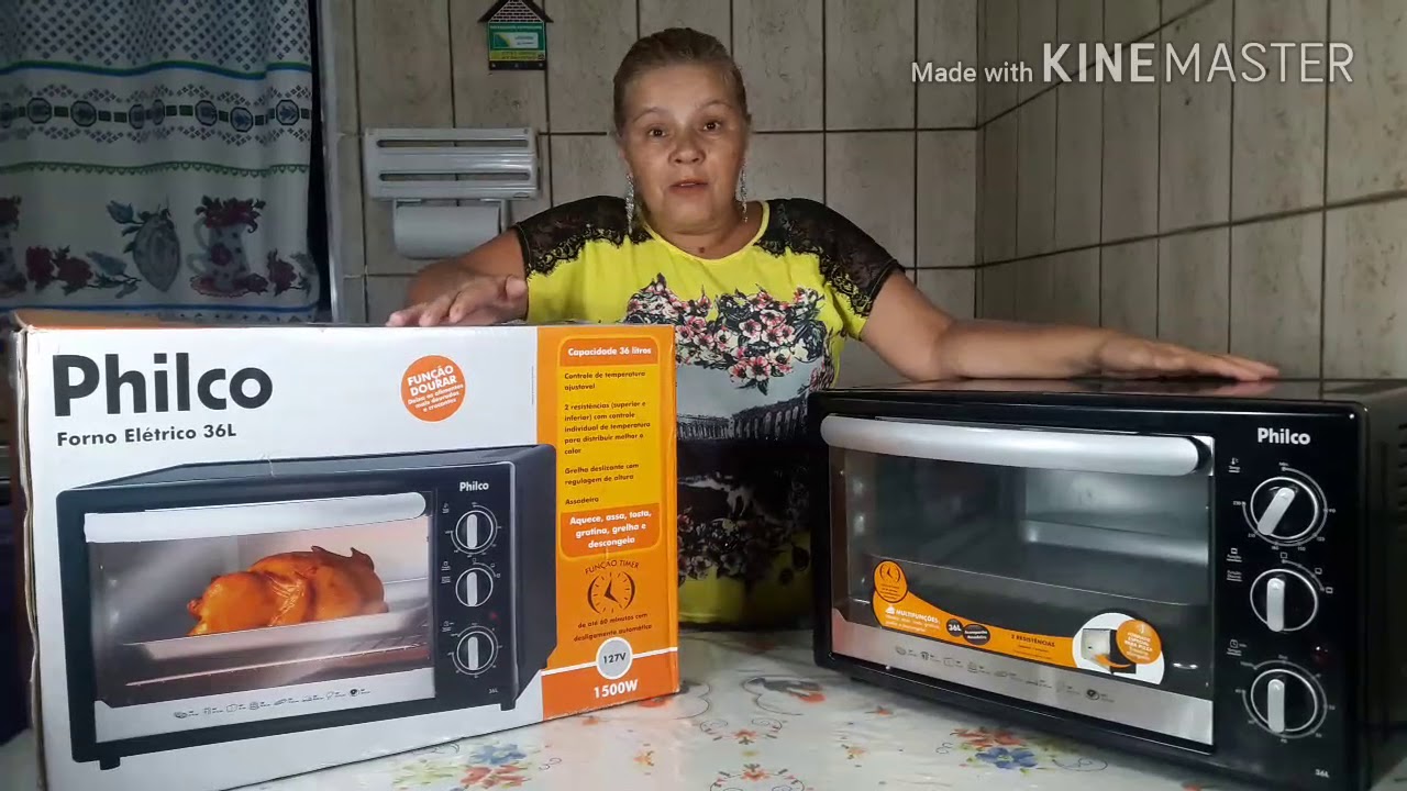 Meu FORNINHO PHILCO 36 Litros ! Faço de tudo com ele❤