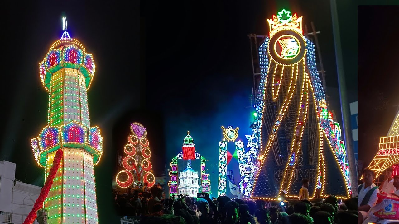 நாகூர் தர்கா சந்தன கூடு ஊர்வலம் புறப்பட்டது| NAGORE DARGAH URS LIVE