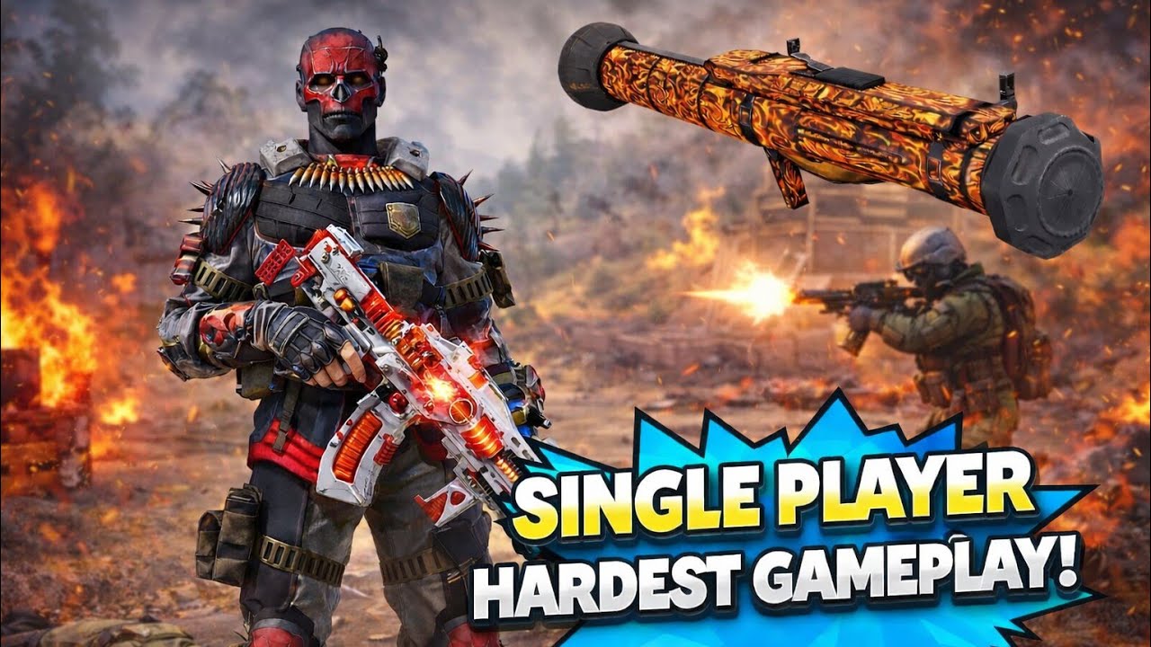 Hardest gameplay in codm battle royale with single player 🤯🤯🥶🥶