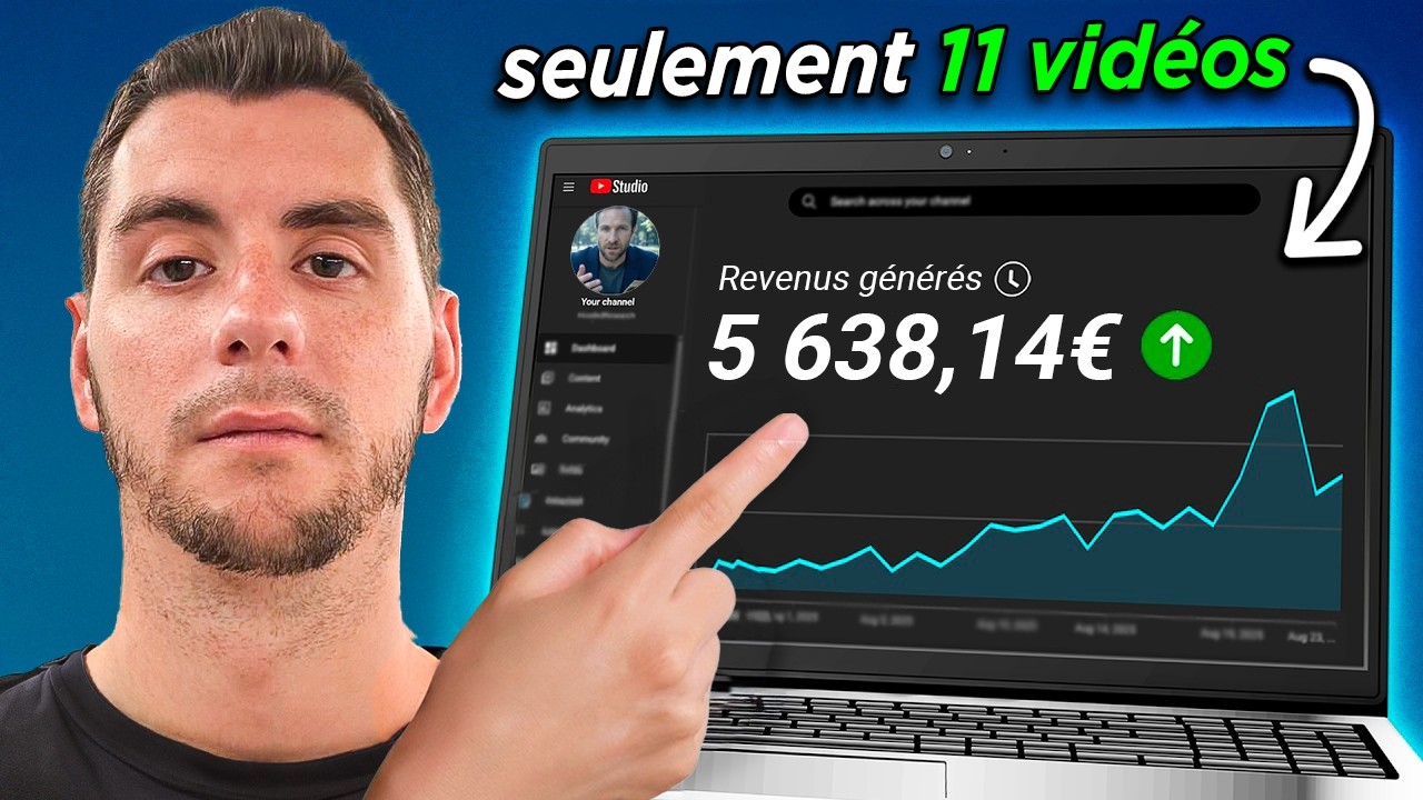 Je Cr&eacute;e Une Cha&icirc;ne YouTube Sans Visage en 14 Minutes Devant Toi (Formation Gratuite IA)