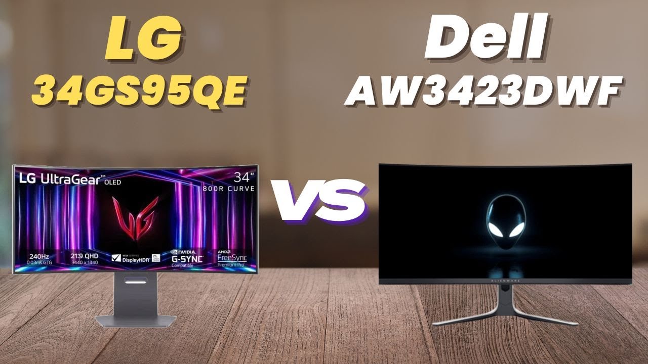 LG 34GS95QE против Dell Alienware AW3423DWF | Сравнение ультрашироких игровых OLED-мониторов