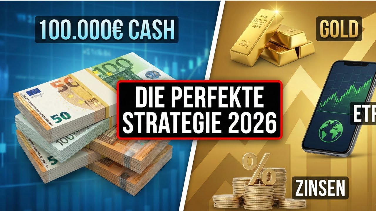 100.000&euro; investieren: Die perfekte Strategie f&uuml;r 2026 (Gold, ETFs & Zinsen)