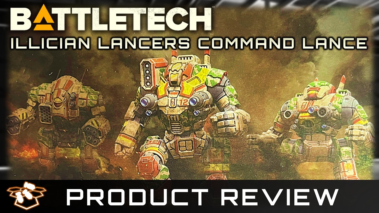 Illician Lancers Command Lance | BattleTech Unboxing & Force Pack Review | *NEW* Ostwar & Scarabus