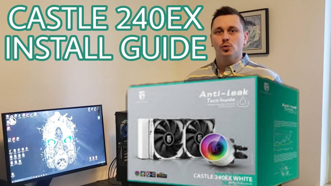 Видеоруководство по установке DeepCool Castle 240EX с распаковкой