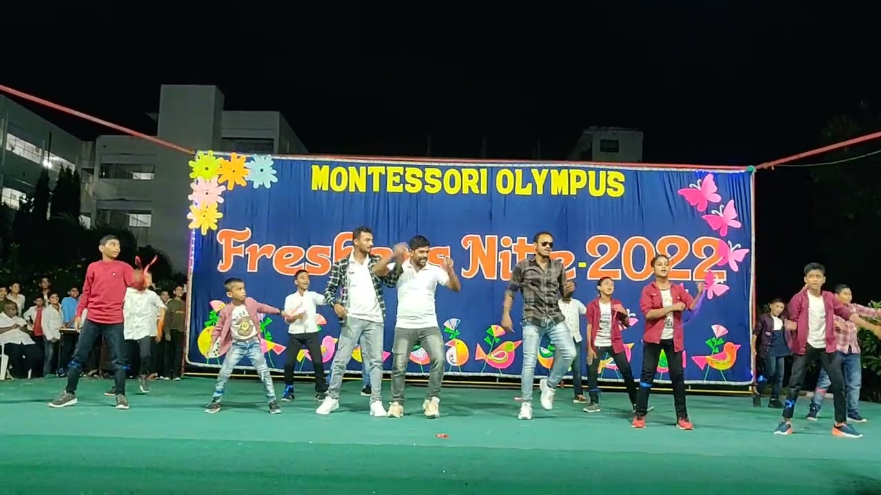 Montessori Olympus school Rajashekar sir dance performance panchalingala