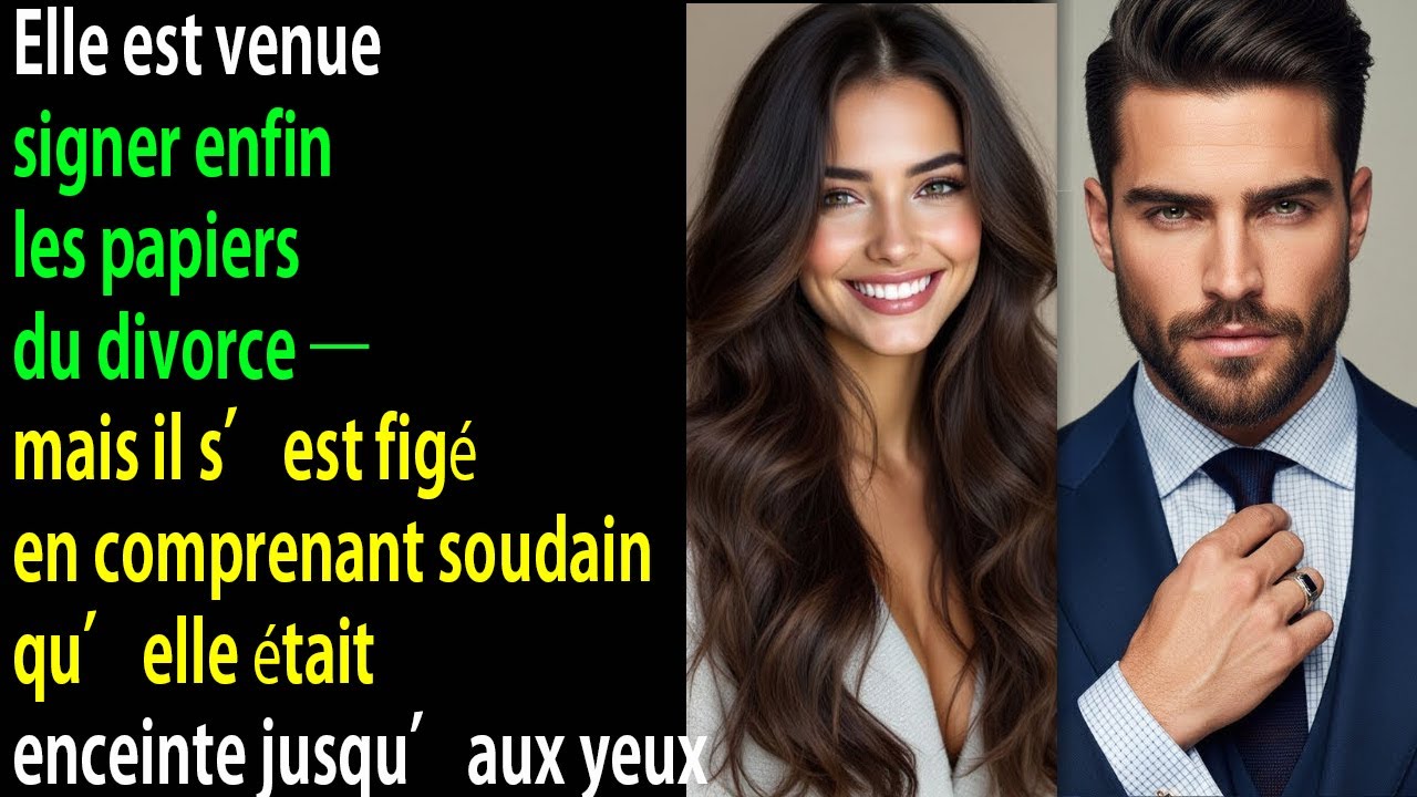 Elle vient signer le divorce… il se fige en voyant qu’elle est enceinte jusqu’aux yeux.
