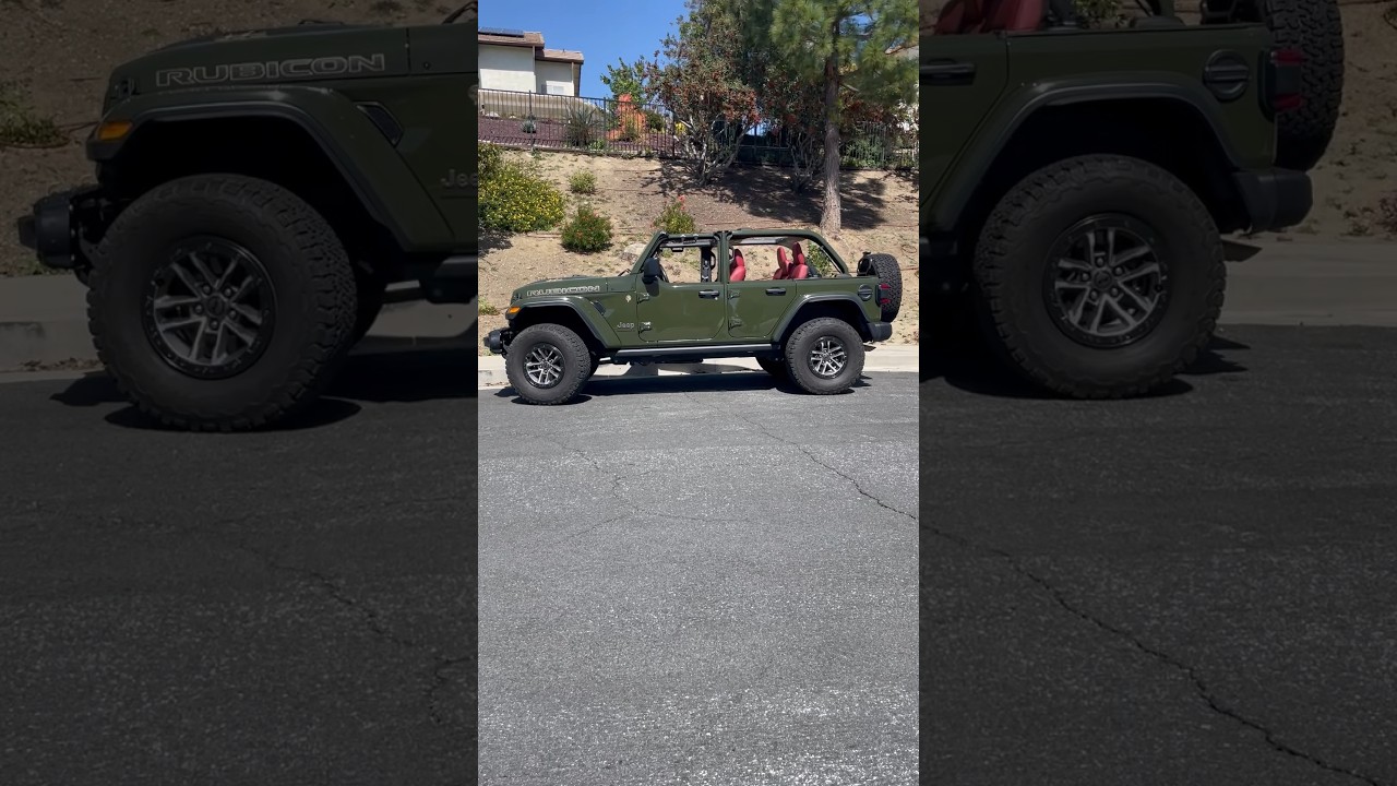 Установка полудвери Jeep Rubicon 392 и топлес