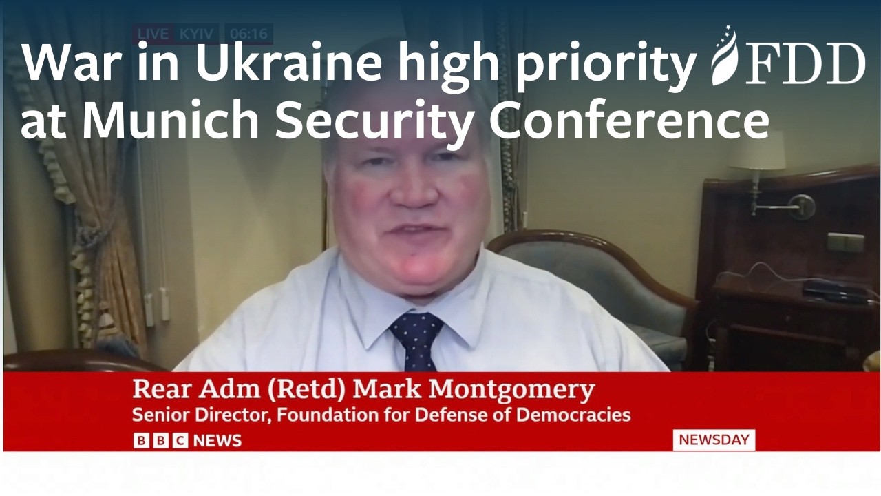RADM (Ret.) Mark Montgomery on the war in Ukraine at the Munich Security Conference – BBC News
