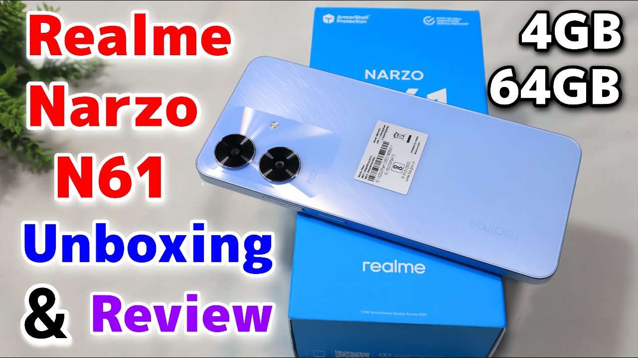 Realme Narzo N61 Unboxing And Firs Impressions ⚡⚡