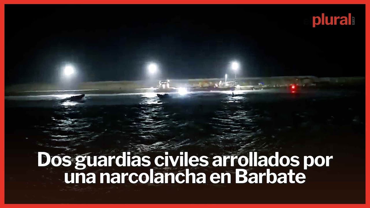 Dos guardia civiles fallecen tras ser embestidos por una narcolancha en Barbate