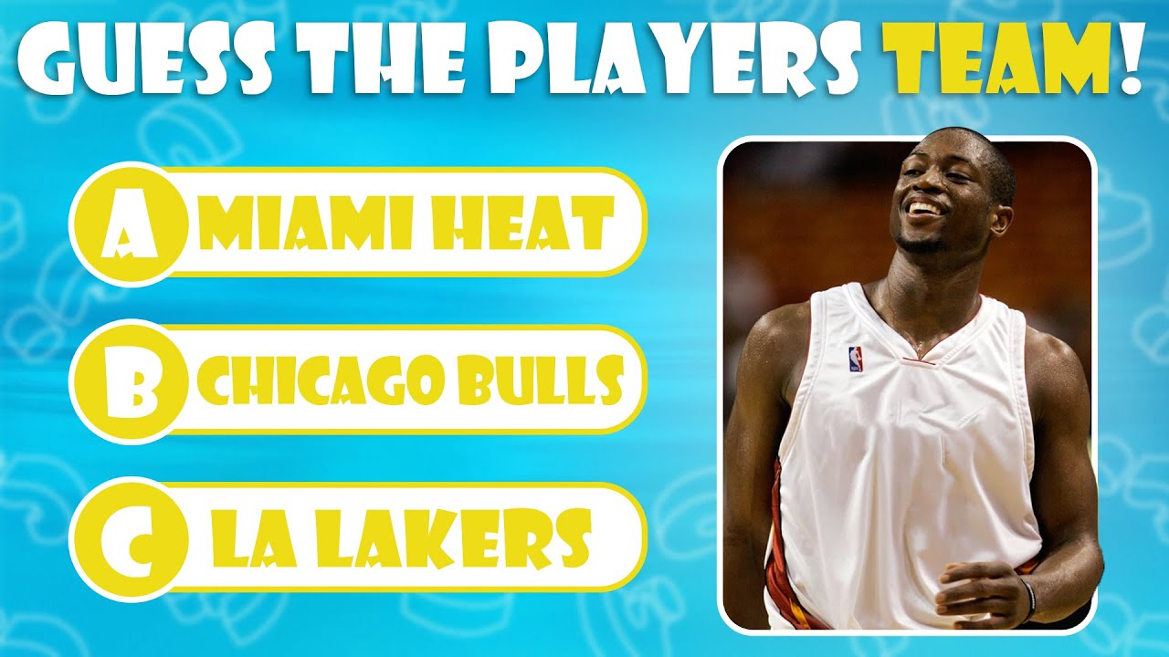 NBA Team Quiz 🤔🏀 : Guess The Players TEAM!
