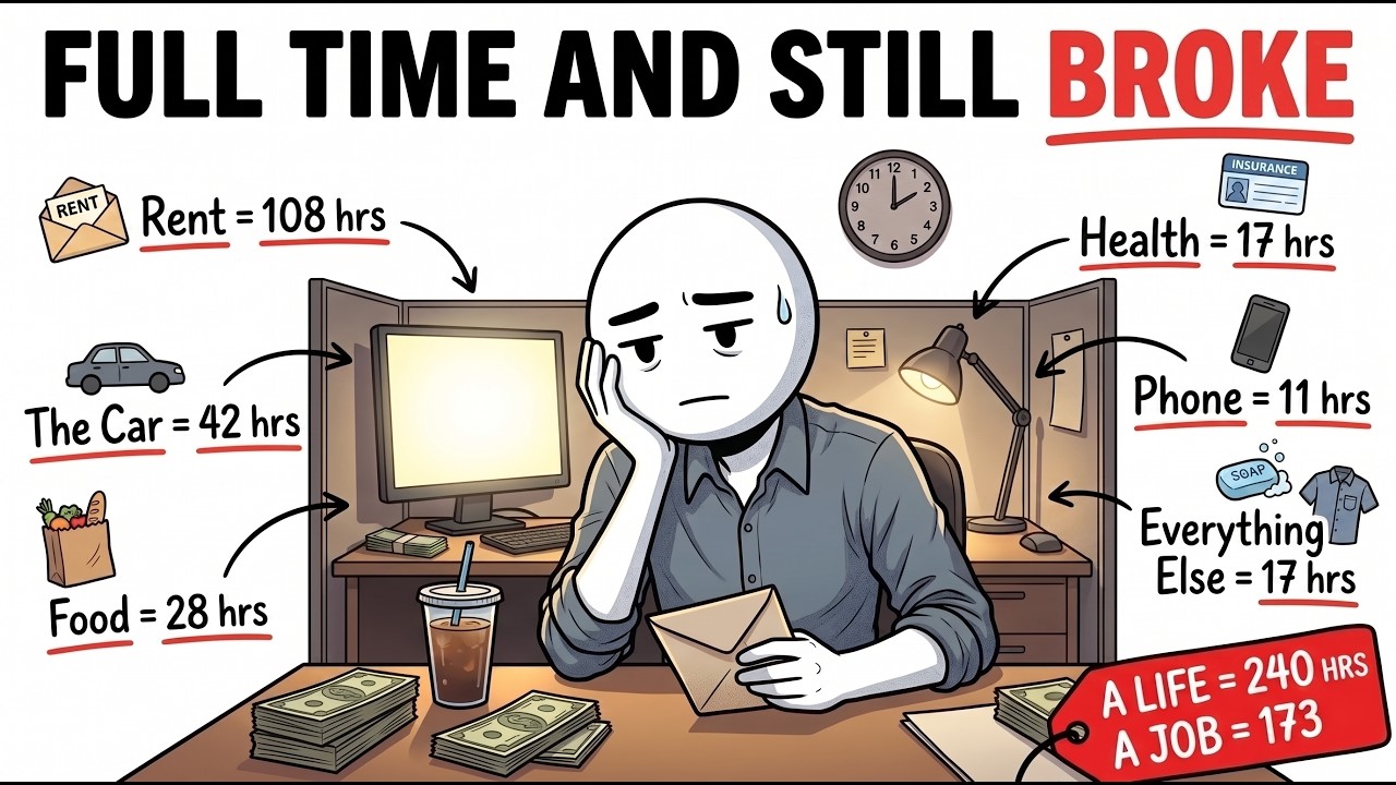 The Math of Working Full Time and Still Being Broke
