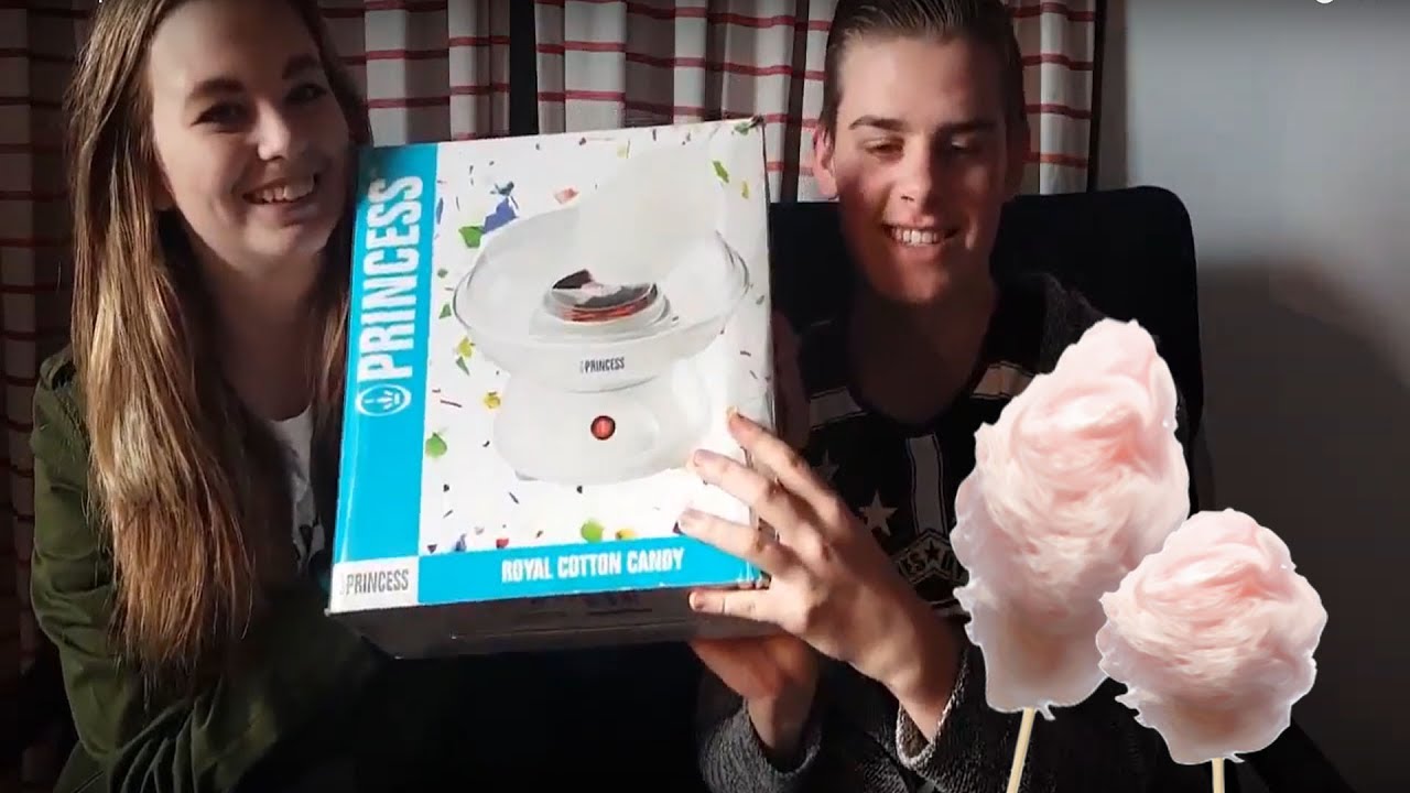 Suikerspin machine testen