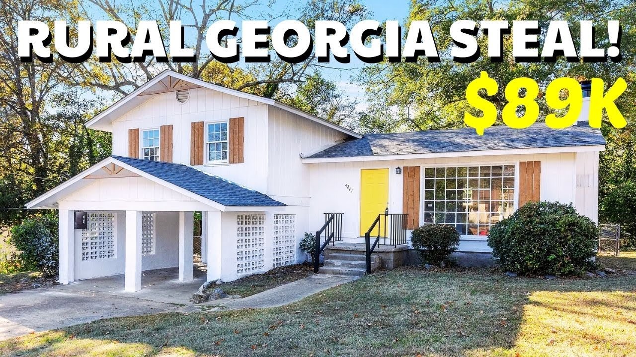 Affordable Georgia Farmhouses 🌾 5 Budget-Friendly Rural Homes!